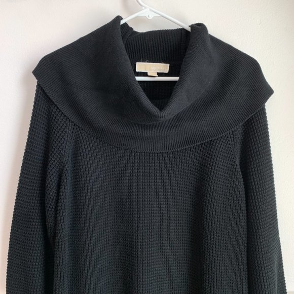 MICHAEL Michael Kors Black Long Sleeve Cowl Neck Sweater - Picture 6 of 6
